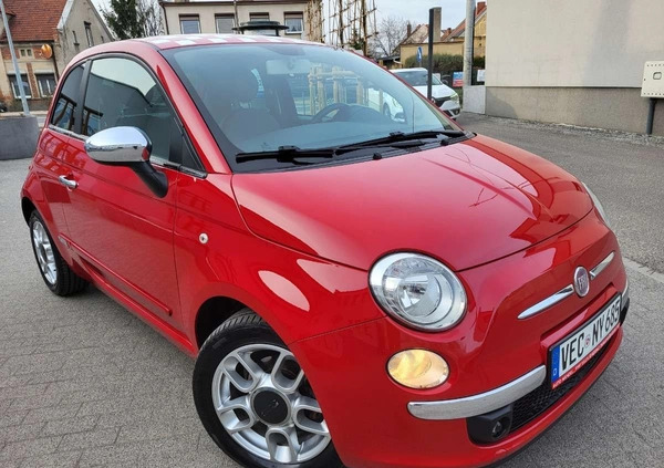 Fiat 500 cena 19500 przebieg: 174000, rok produkcji 2011 z Brzostek małe 326